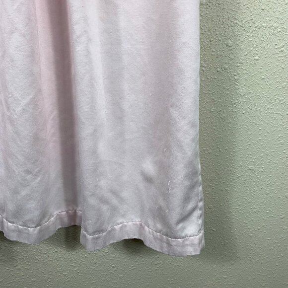 Vintage Collette by Miss Elaine Pink Floral Embroidered Nightgown Size Medium - Picture 5 of 6